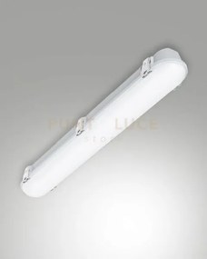 Panama plafoniera led 20w  4000k 2972lm diffusore opale l.65cm ip66