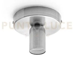 Gsop05- plafoniera piu accessori portalampada attacco e27 nickel