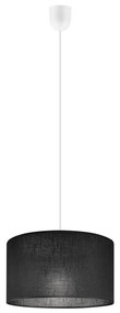 Lampadario a sospensione con filo SIRJA 1xE27/60W/230V nero