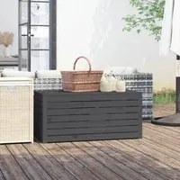 Contenitore Giardino Grigio 101x50,5x46,5cm Legno Massello Pino 823950