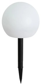 Lampada da esterno bianca 20 cm con LED integrato IP44 solare RGBW - Ludger