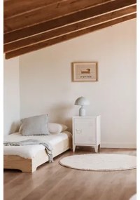 Comodino Pohpli In Acciaio Bianco - Sklum