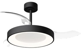 Ventilatore da soffitto NISEKO nero , D. 49 cm MANTRA