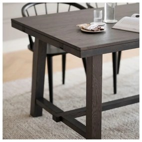 Tavolo da pranzo in rovere marrone scuro 170 x 95 cm Brooklyn - Rowico