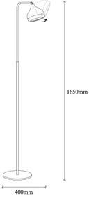Lampada da terra YILDO 1xE27/40W/230V