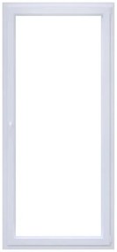 Portafinestra in PVC bianco L 80 x H 220 cm, 1 anta apertura a destra