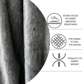 Letto boxspring grigio con contenitore 140x200 cm Yoko - Maison de Rêve