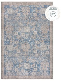 Tappeto blu lavabile 190x290 cm Orelia Global – Flair Rugs