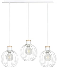 Lampadario a Sospensione BARBADO 3 WHITE Colore Bianco