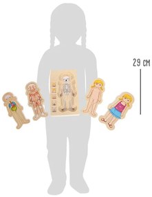 Puzzle di legno - Anatomia della ragazza Emma