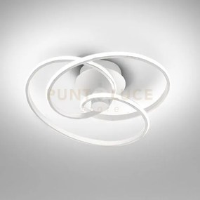 Diva p/p - plafoniera colore bianco a led 3000k 2500lm 40w dimmerabile