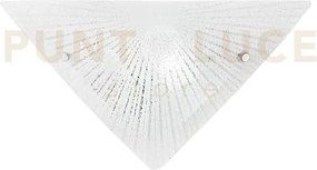 Applique a parete iside diamantato 1 luce attacco e27 40x9x18cm