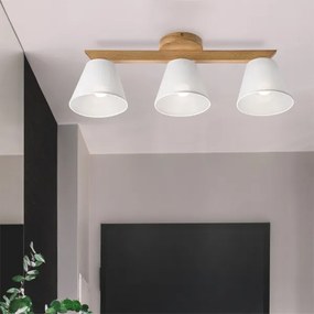 Brilagi - LED  Lampadario a plafone ANTHONY 3xE14/40W/230V quercia/bianco