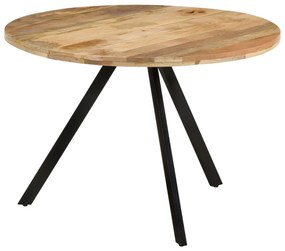 Tavolo Da Pranzo 110x75 Cm İn Legno Massello Di Mango /