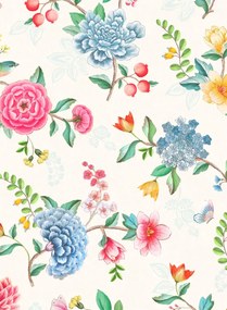 Eijffinger Carta da parati Goodevening - Beige/ Blau