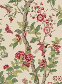 GP & J Baker Carta da parati Eldon - Archive Pink