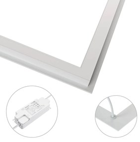 Pannello LED a Cornice 60x60 44W CCT No Flickering con driver Philips Colore Bianco Variabile CCT