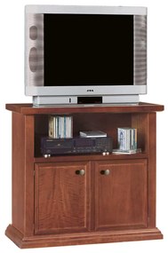 COLLIN - mobile porta tv in legno massello 84x40x75