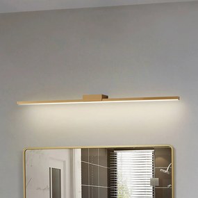 Lucande Luce per specchio a LED Kivana, rame, metallo, 90 cm, IP44