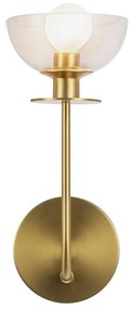Alora Mood ALM-SYLVIA-1WB-BG-CL - Lampada da parete SYLVIA 1xE14/40W/230V, finitura oro