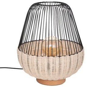 Atmosphera - Lampada da tavolo ANEA 1xE27/40W/230V rattan