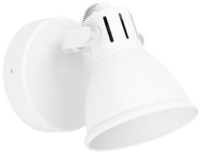 Spot Moderno Seras 1 In Acciaio Bianco 1 Luce Gu10 3W Ip20