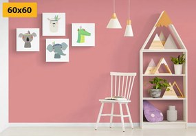 Set di quadri – Animali con piuma indiana