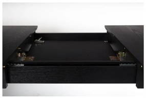 Tavolo da pranzo pieghevole nero , 120 x 80 cm Glimps - Zuiver