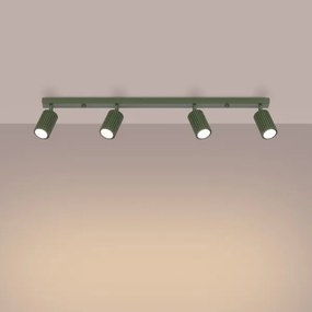 Sollux SL.1622 - Faretto KARBON 4xGU10/10W/230V verde