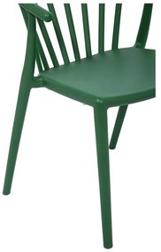 Sedia da giardino verde Capri - Bonami Essentials