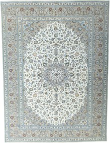 Kashan Tappeto persiano 300 x 400 Beige (Iran) Annodato A Mano