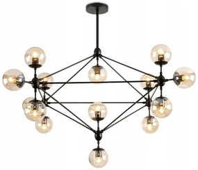 LAMPADA DA SOFITTO PENSILE METALLO INDUSTRIAL NERO XXL XXL APP265-15C