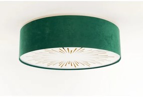 Plafoniera RAYS 2xE27/60W/230V diametro 60 cm verde