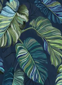Coordonne Carta da parati Carioca - Navy