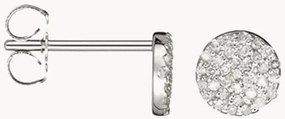 Orecchini in oro bianco con diamanti Ronds Scintillants, 0,20 carati