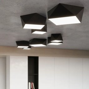 Plafoniera HEXA 1×E27/60W/230V nera