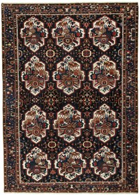 Bakhtiar Tappeto 300x220 Blu (Iran) Annodato A Mano