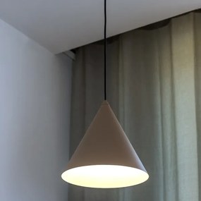 Lampadario a sospensione ETNA II 1xE27/15W/230V Ø 25 cm beige
