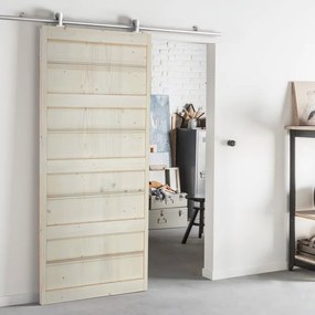 Porta scorrevole Storage in legno, L 96 x H 215 cm, con binario Ermes