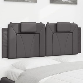 Cuscino Testiera Grigio 120 Cm İn Similpelle /