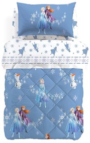 Trapunta in Cotone Frozen Magic Piazza e Mezza Warner Bros
