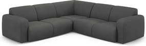 Divano angolare grigio scuro (angolo variabile / a L) Molino - Micadoni Home