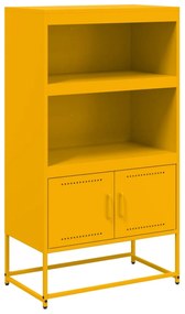 Credenza giallo senape 68,5x38,5x123,5 cm in acciaio