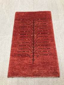 Gashguli Tappeto 100 x 60 Rosso (Iran) Annodato A Mano
