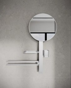 Specchio tondo silver IDEAL STANDARD L 58 x H 71.7 x P 14.5 cm