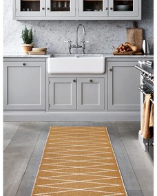 Passatoia da interno/esterno giallo ocra 70x160 cm Max Ochre – Pappelina