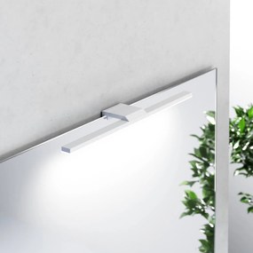Applique da parete Triga MCJ, Bianco / Opale, Bagno, Alluminio, Moderno, Applique