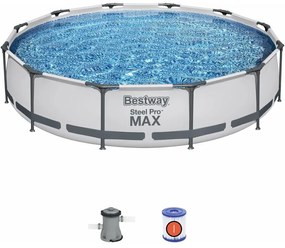 Piscina con struttura rotonda Steel Pro max 366x76 cm Bestway 56416