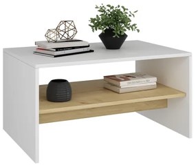 Tavolino APOLLON 47x90 cm beige/bianco