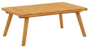 Tavolino da Giardino 90x55x35 cm in Legno Massello di Acacia